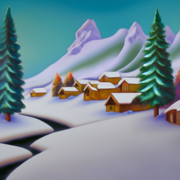 an oil painting of a snowy mountain village (n=10).png